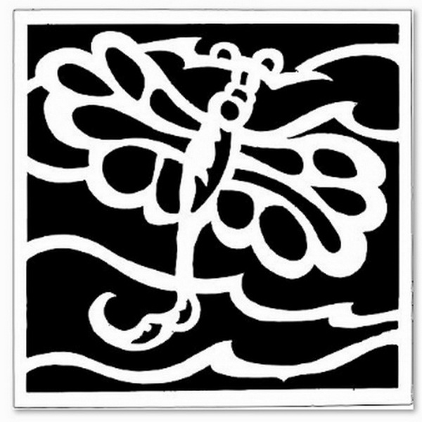 Tando Creative - Stencil - Funky Butterfly
